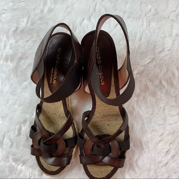 Andre Assous “Desire” Strappy Espadrille Wedge - Picture 11 of 11